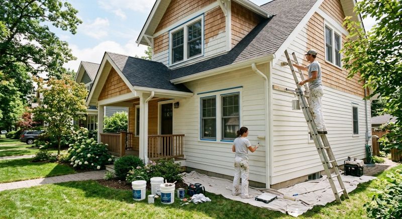 Whole House Exterior Painting