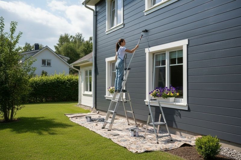 Whole House Exterior Painting