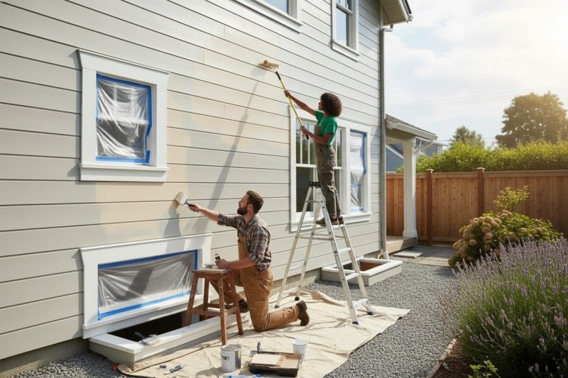 Whole House Exterior Painting