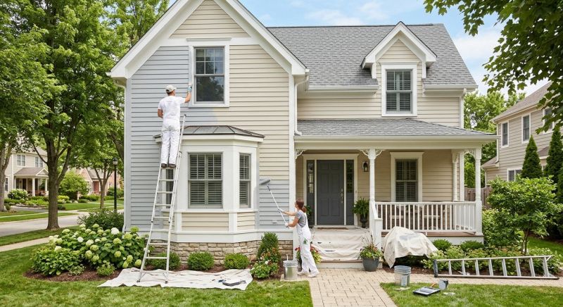 Whole House Exterior Painting