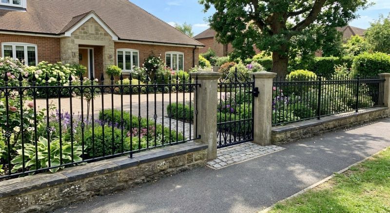 Wrought Iron Fence Installation