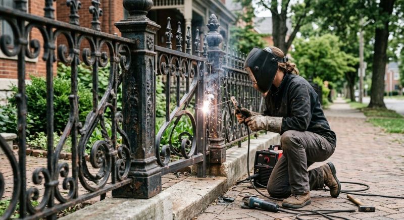 Wrought Iron Fence Repair