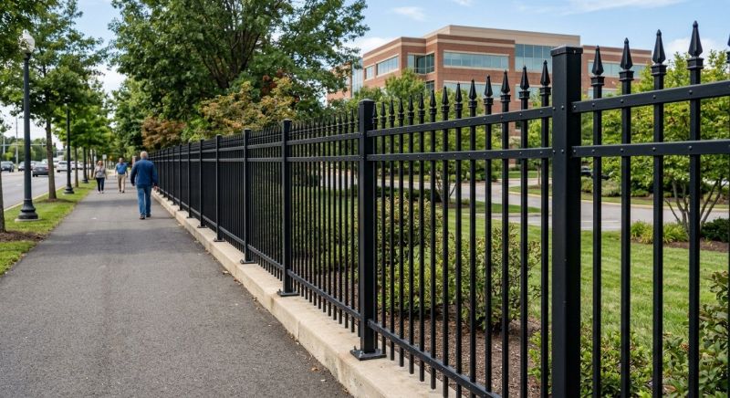 Commercial Wrought Iron Fence Repair