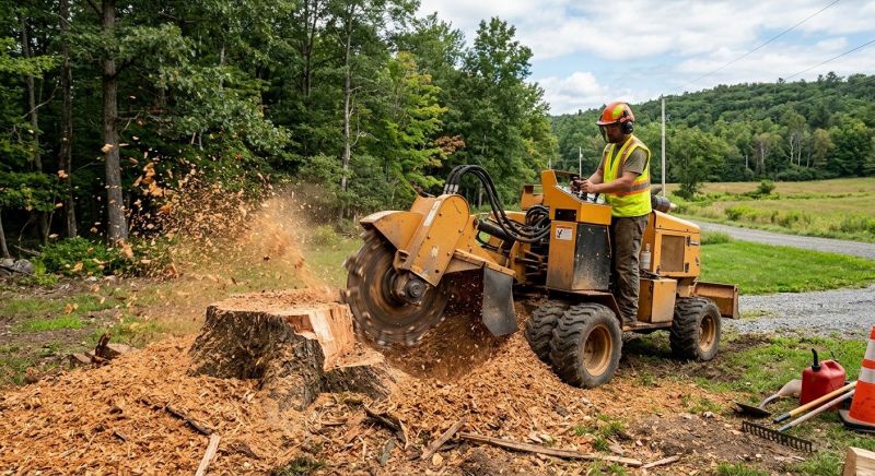 Commercial Stump Grinding